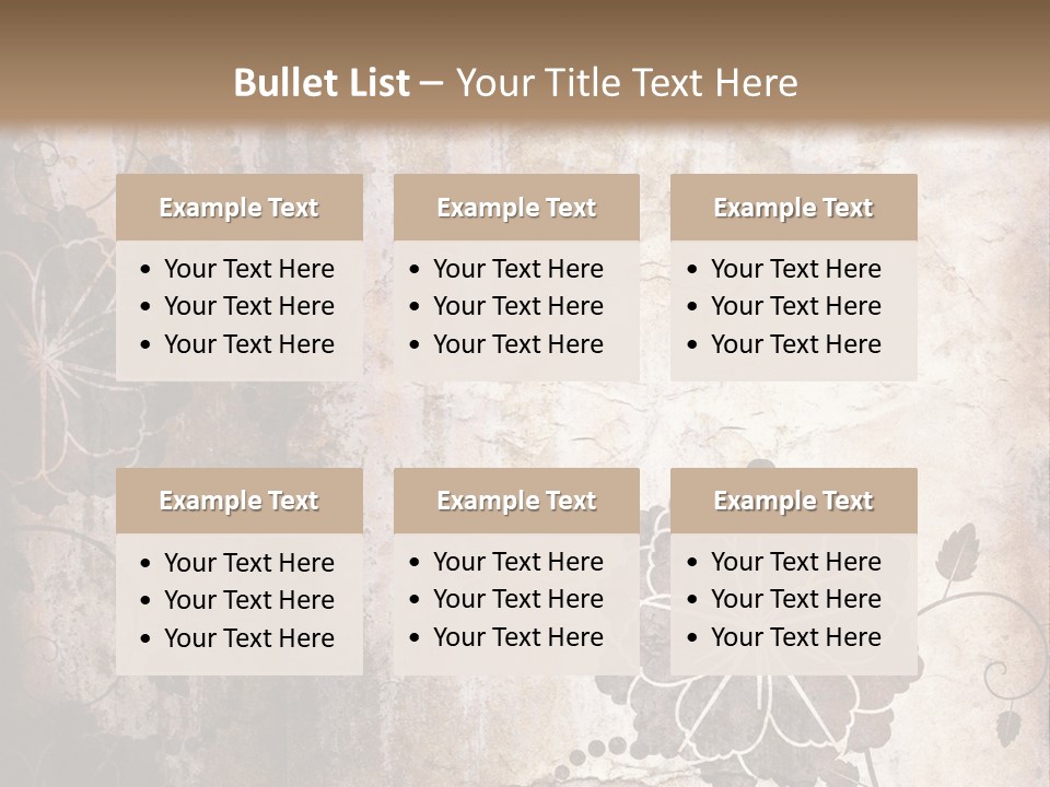 Burned Border Grunge PowerPoint Template