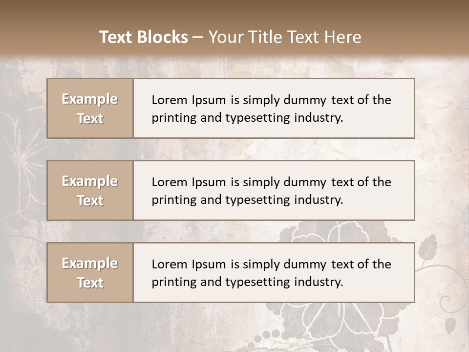 Burned Border Grunge PowerPoint Template