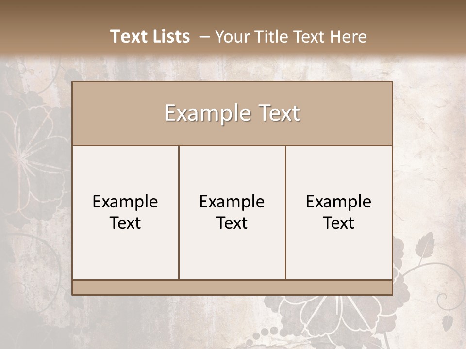 Burned Border Grunge PowerPoint Template