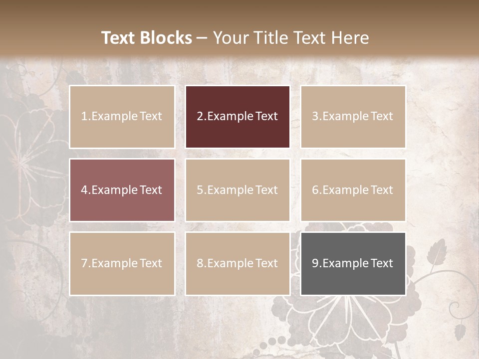 Burned Border Grunge PowerPoint Template