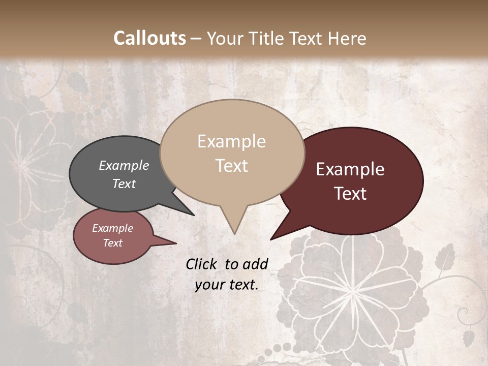 Burned Border Grunge PowerPoint Template