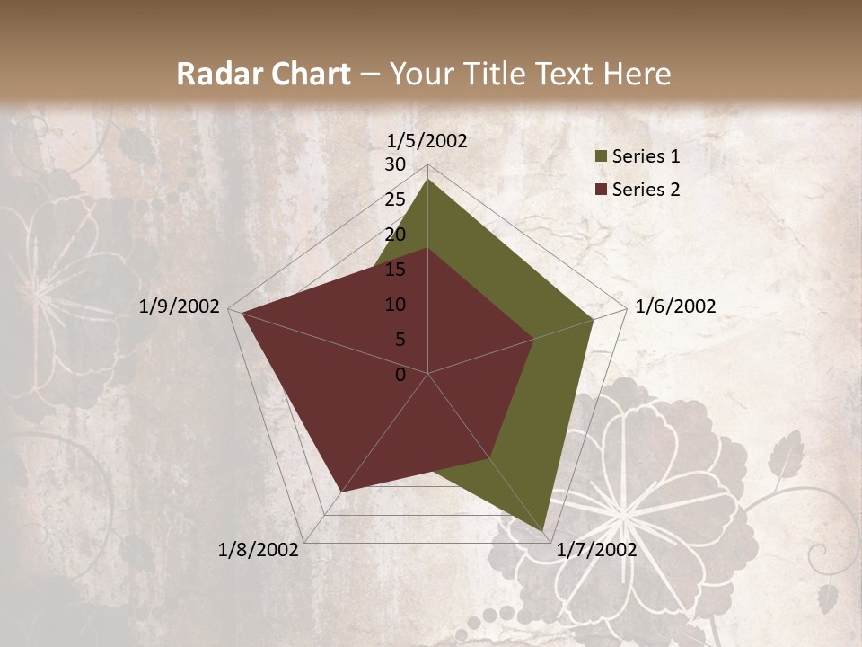 Burned Border Grunge PowerPoint Template