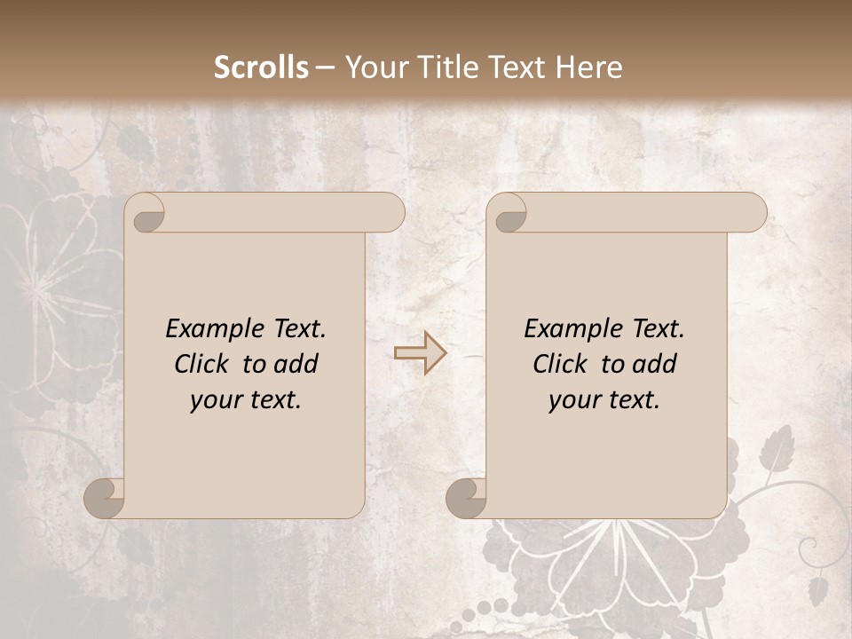 Burned Border Grunge PowerPoint Template