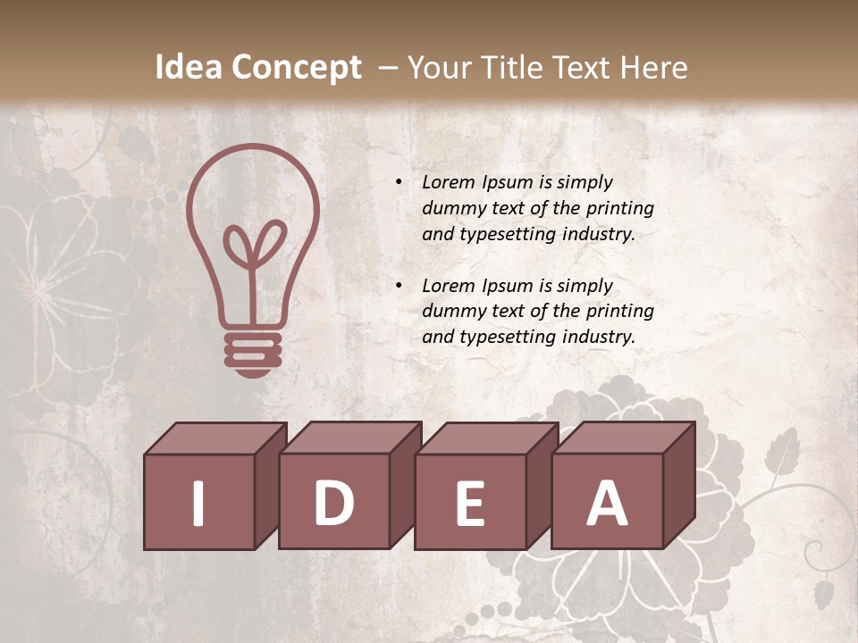 Burned Border Grunge PowerPoint Template