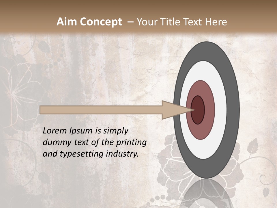 Burned Border Grunge PowerPoint Template