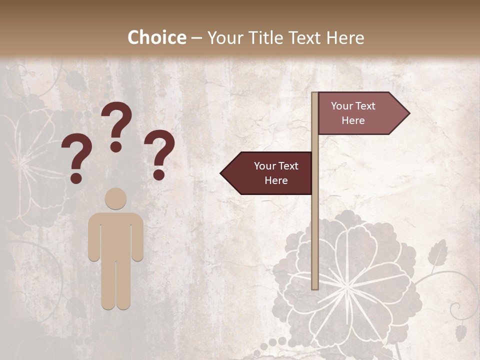 Burned Border Grunge PowerPoint Template