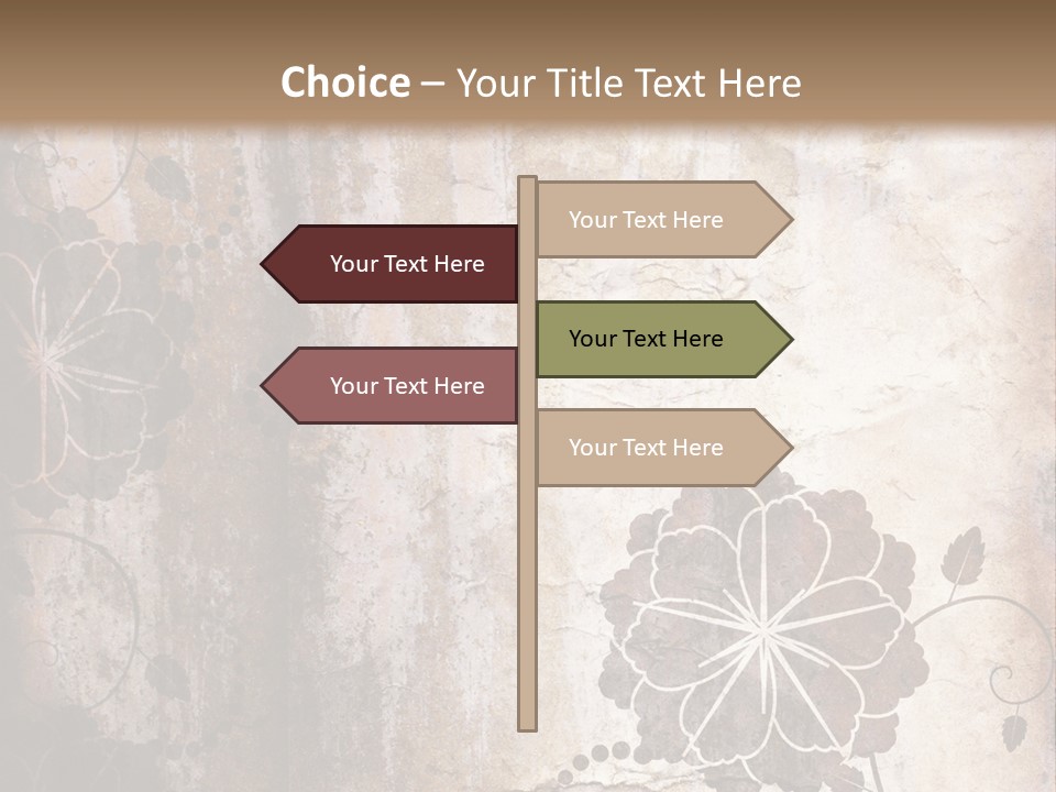 Burned Border Grunge PowerPoint Template