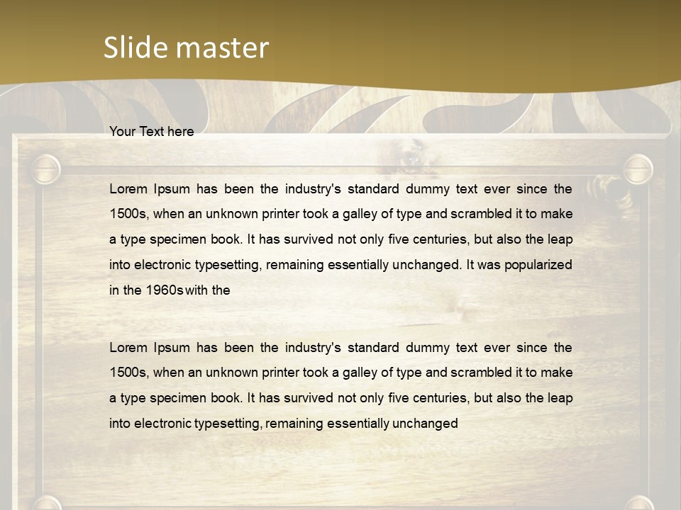 Cover Old Structure PowerPoint Template