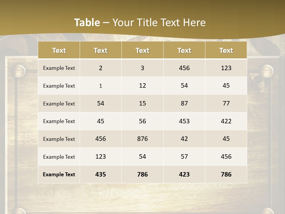 Cover Old Structure PowerPoint Template