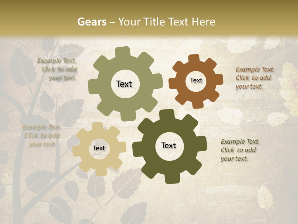 Paint Abstract Aging PowerPoint Template