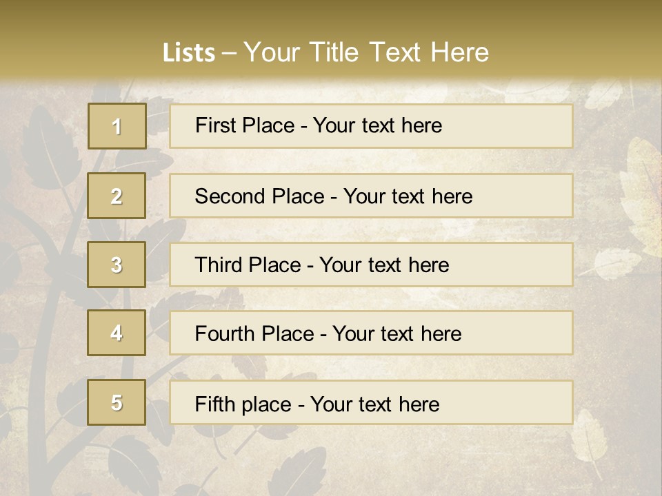 Paint Abstract Aging PowerPoint Template