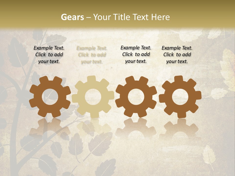 Paint Abstract Aging PowerPoint Template