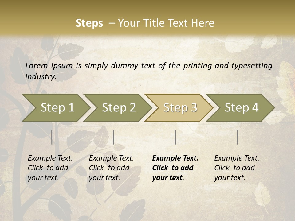 Paint Abstract Aging PowerPoint Template