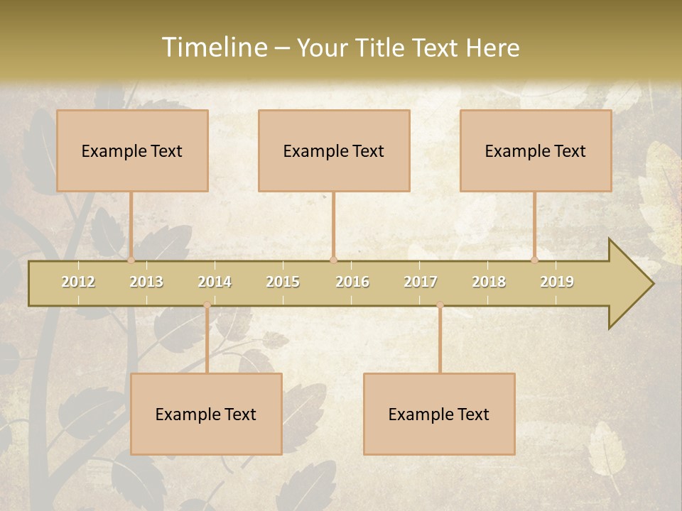 Paint Abstract Aging PowerPoint Template