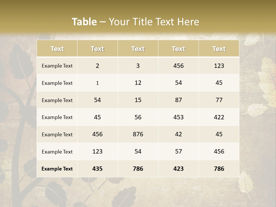 Paint Abstract Aging PowerPoint Template