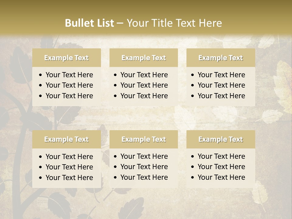 Paint Abstract Aging PowerPoint Template