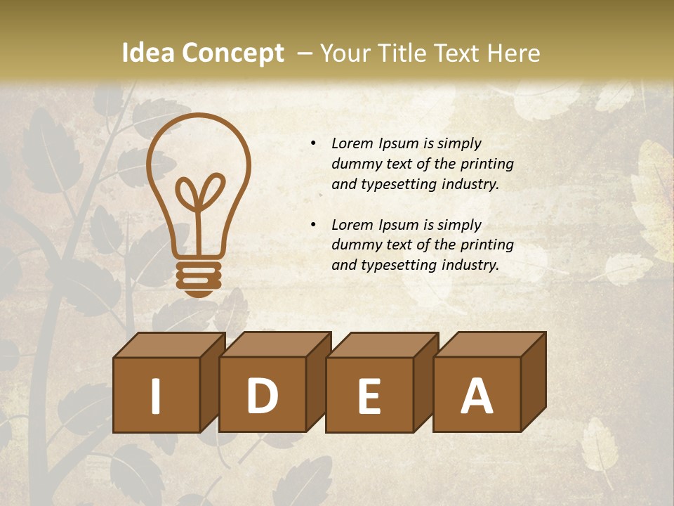 Paint Abstract Aging PowerPoint Template