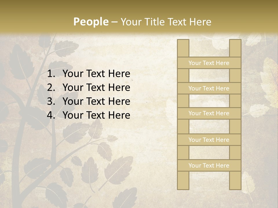 Paint Abstract Aging PowerPoint Template