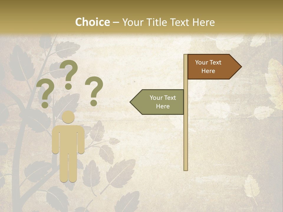 Paint Abstract Aging PowerPoint Template