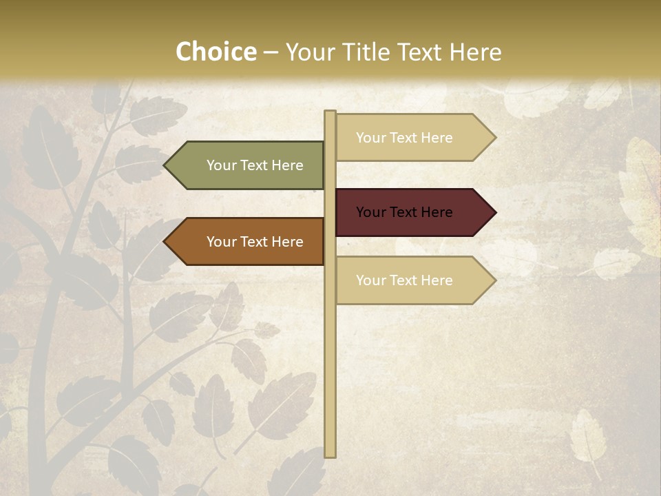Paint Abstract Aging PowerPoint Template