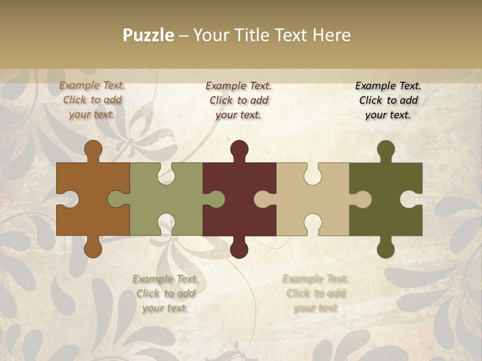 Manuscript Blank Color PowerPoint Template