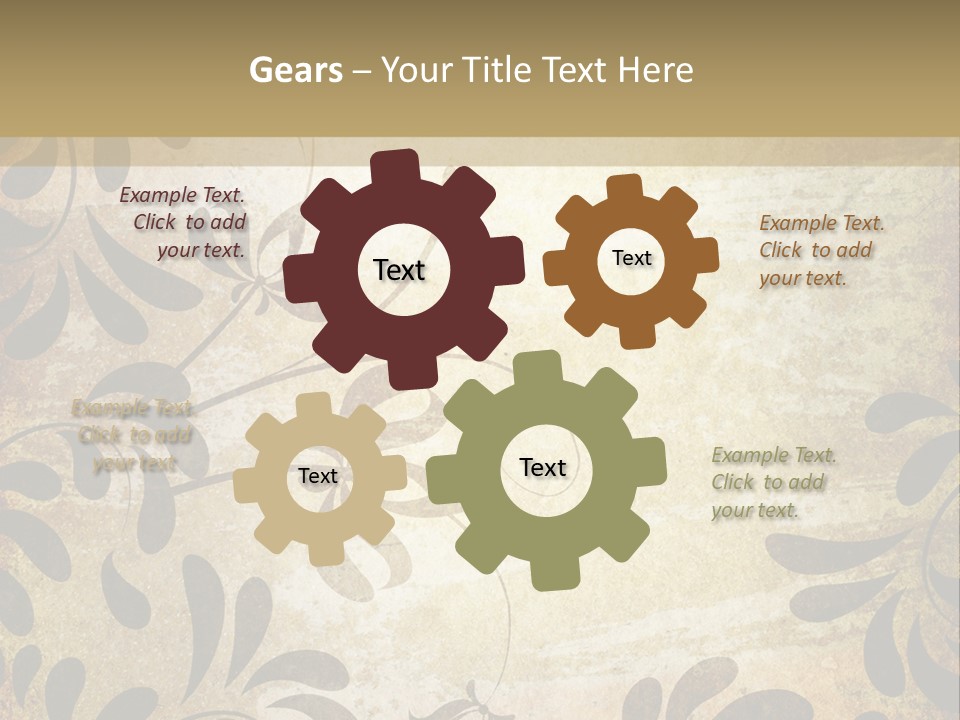 Manuscript Blank Color PowerPoint Template