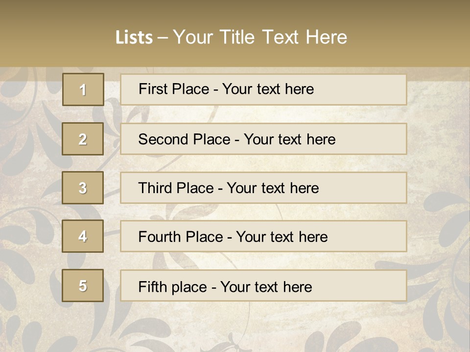 Manuscript Blank Color PowerPoint Template