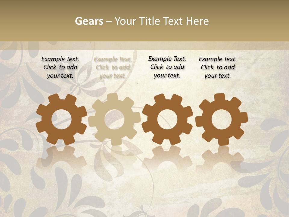 Manuscript Blank Color PowerPoint Template