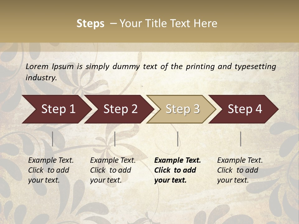 Manuscript Blank Color PowerPoint Template