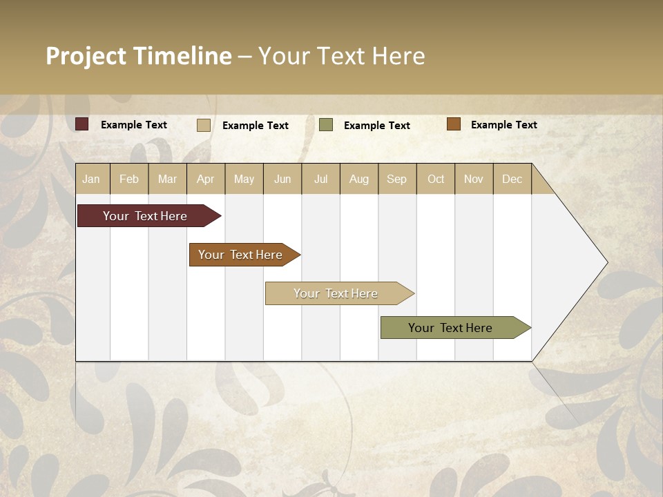 Manuscript Blank Color PowerPoint Template