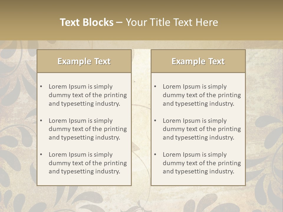 Manuscript Blank Color PowerPoint Template