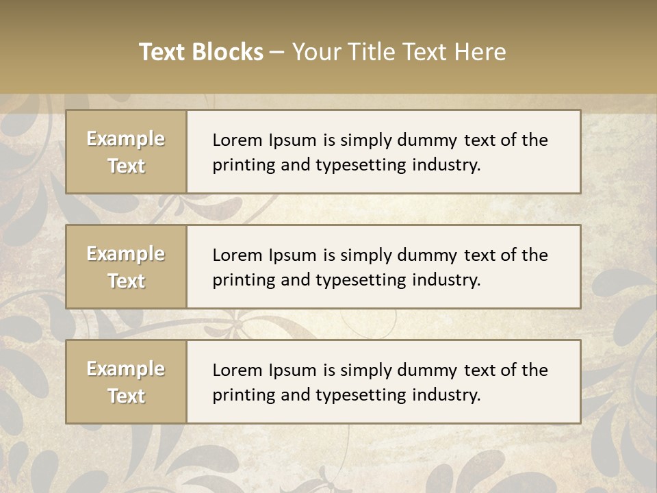 Manuscript Blank Color PowerPoint Template