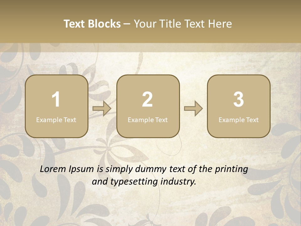 Manuscript Blank Color PowerPoint Template