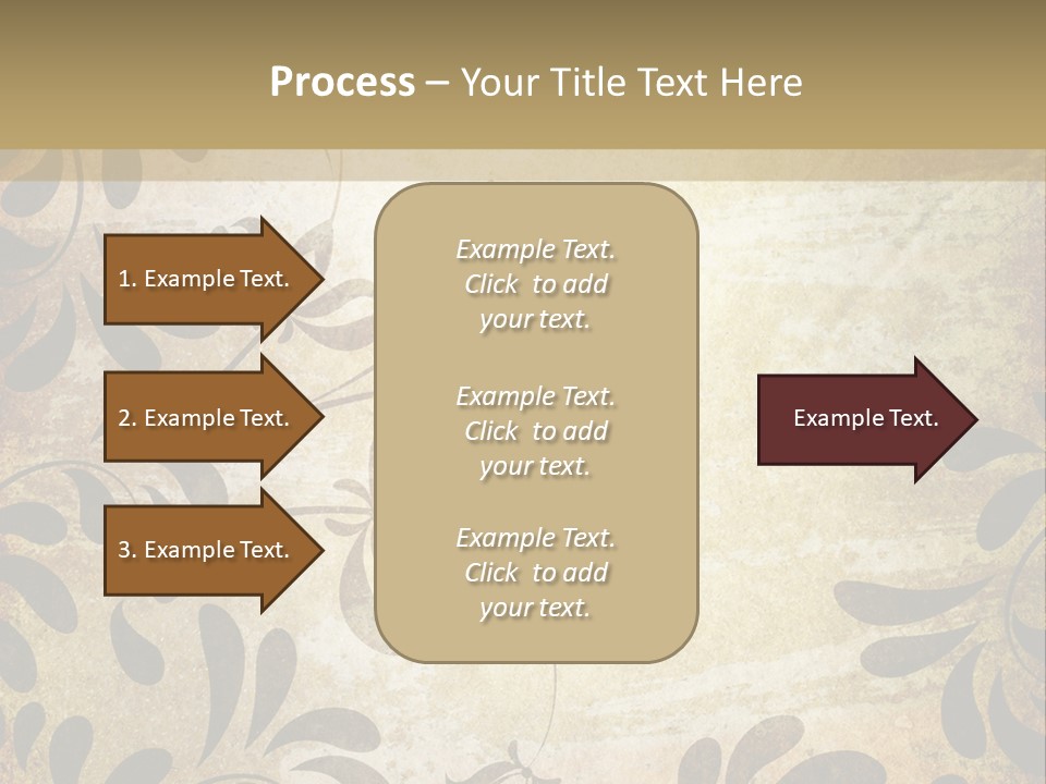 Manuscript Blank Color PowerPoint Template