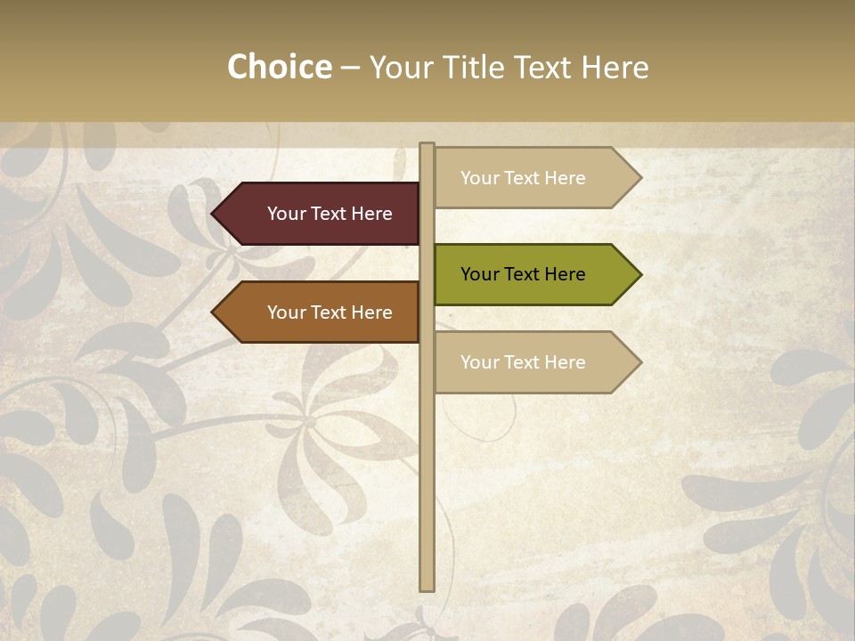 Manuscript Blank Color PowerPoint Template