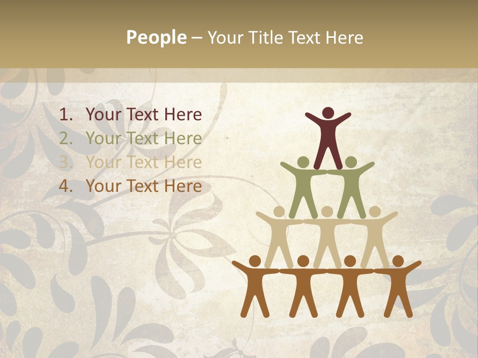 Manuscript Blank Color PowerPoint Template