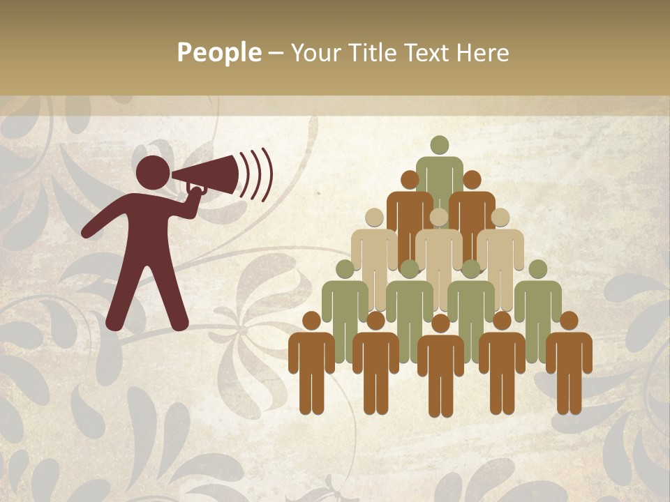 Manuscript Blank Color PowerPoint Template