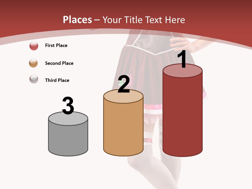 Isolated Beautiful Smile PowerPoint Template