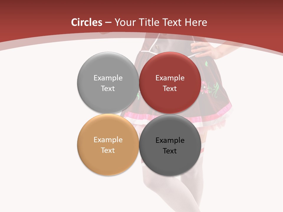 Isolated Beautiful Smile PowerPoint Template