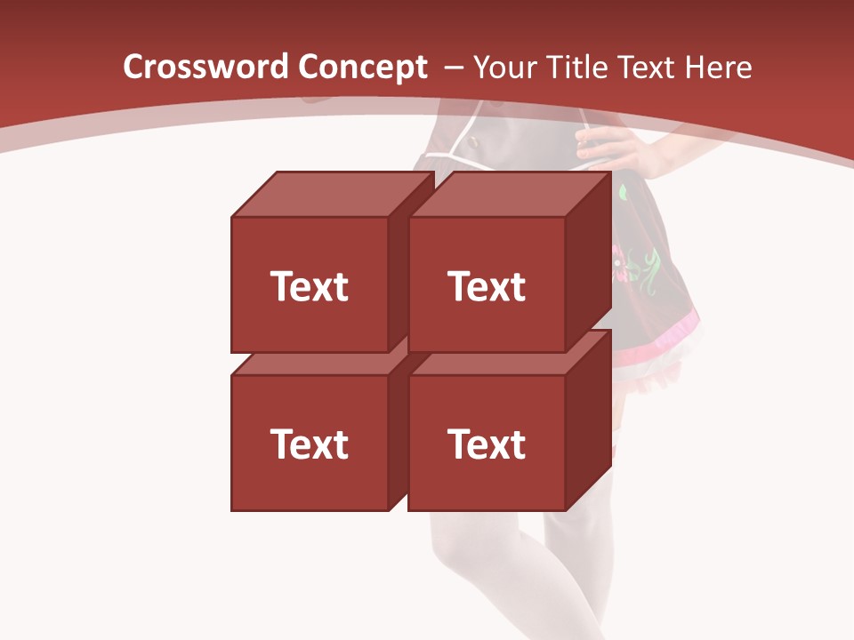 Isolated Beautiful Smile PowerPoint Template