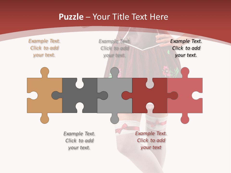 Isolated Beautiful Smile PowerPoint Template