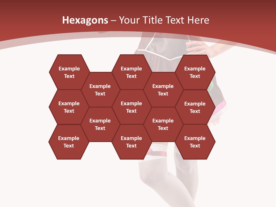 Isolated Beautiful Smile PowerPoint Template