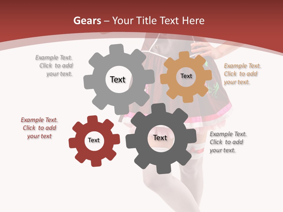 Isolated Beautiful Smile PowerPoint Template