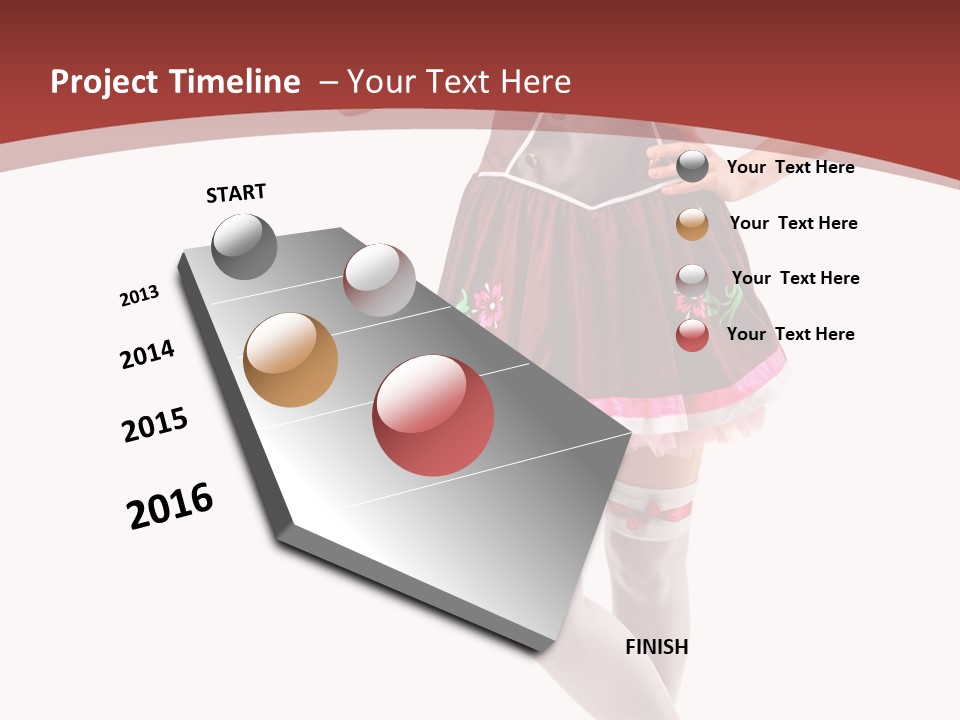 Isolated Beautiful Smile PowerPoint Template