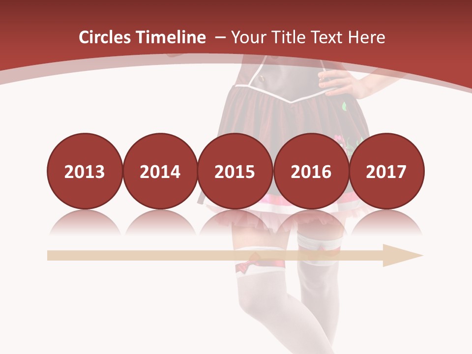 Isolated Beautiful Smile PowerPoint Template