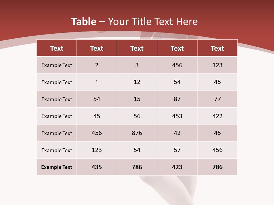 Isolated Beautiful Smile PowerPoint Template