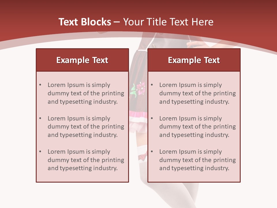 Isolated Beautiful Smile PowerPoint Template
