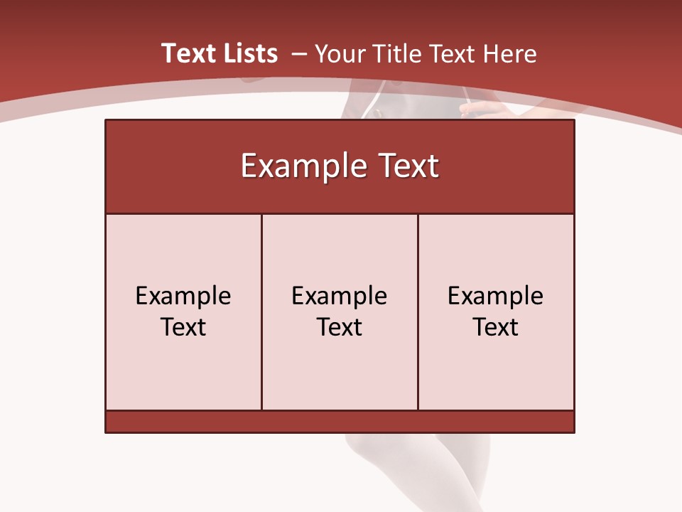 Isolated Beautiful Smile PowerPoint Template