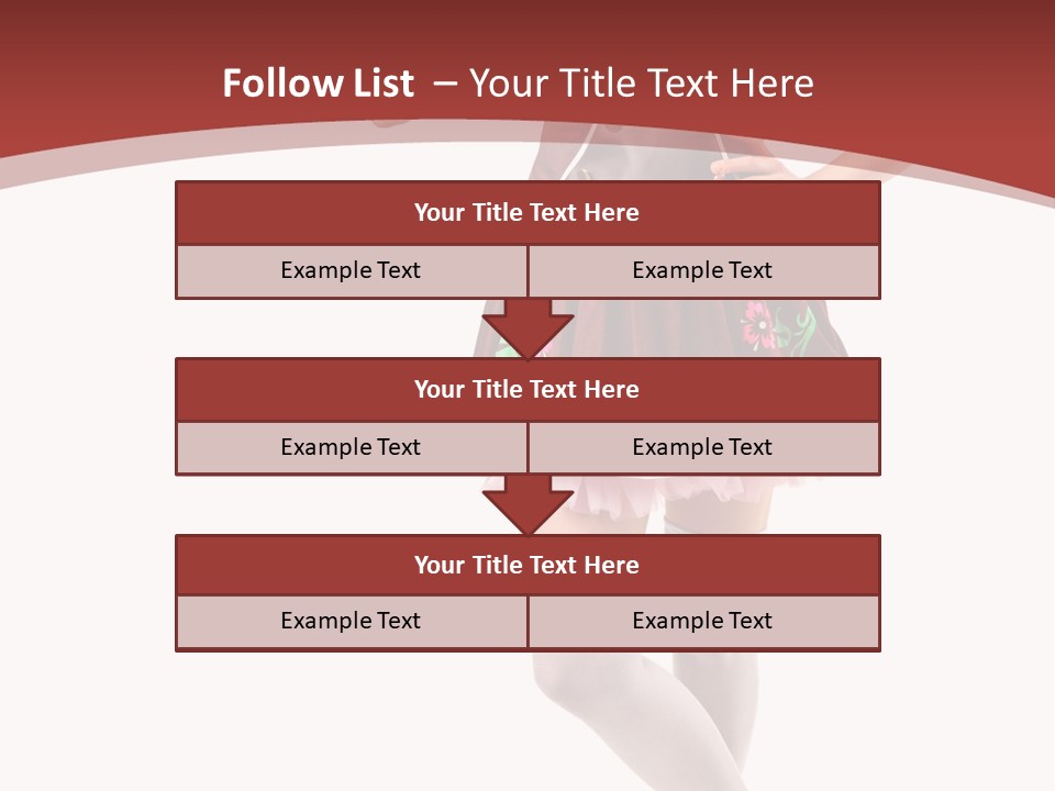 Isolated Beautiful Smile PowerPoint Template