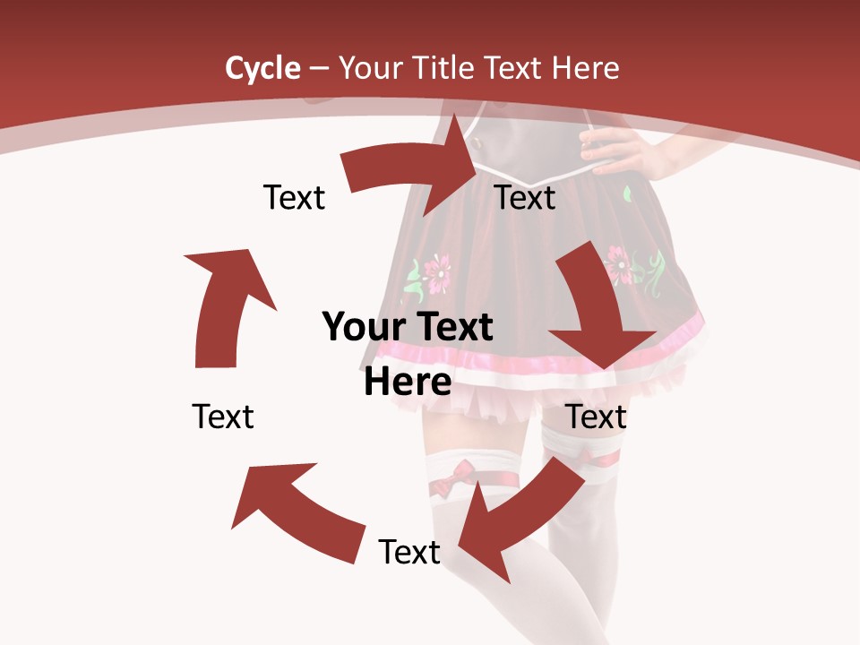 Isolated Beautiful Smile PowerPoint Template